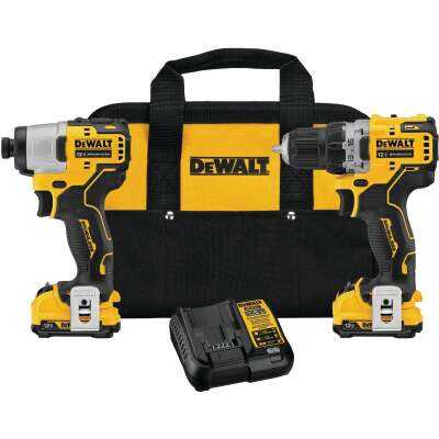 DEWALT XTREME 12V MAX 2-Tool Brushless Cordless Drill & Impact Driver Combo Kit with (2) 2.0 Ah Batteries & Charger