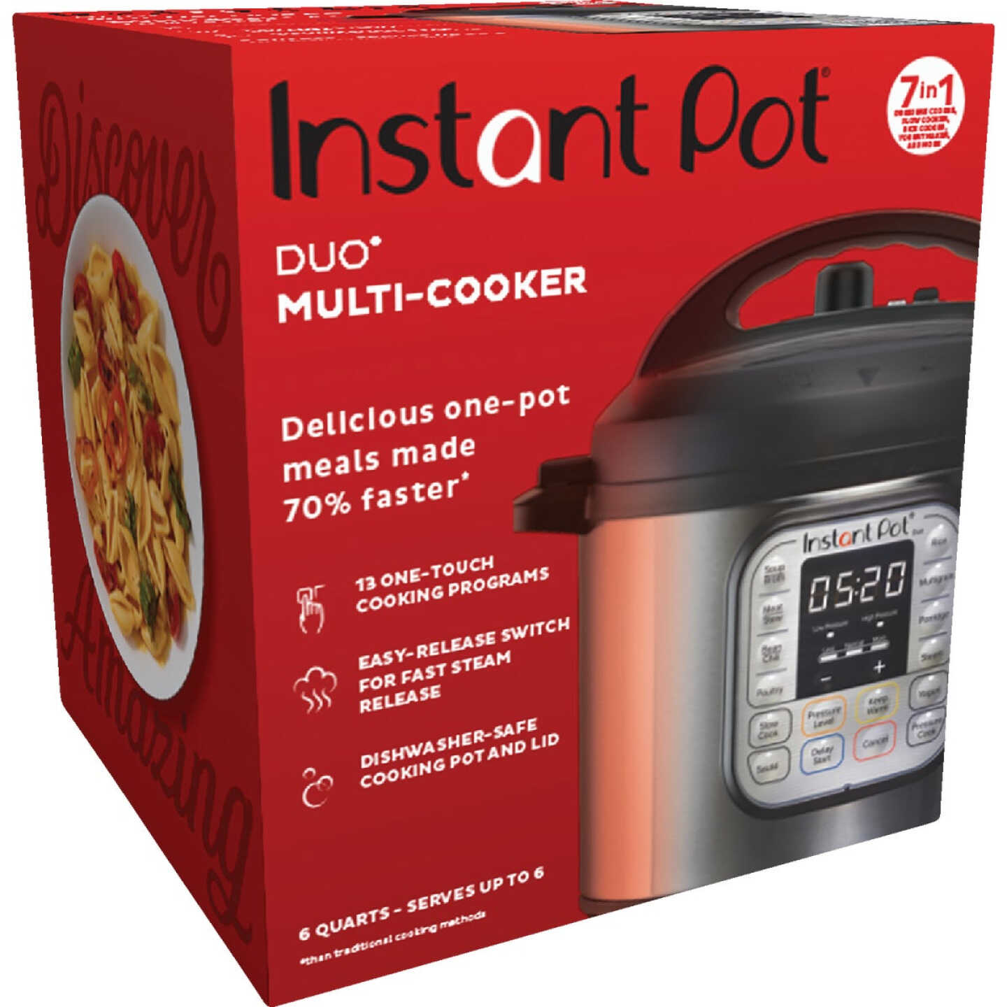 Instant Pot Duo Plus Pressure Cooker 6 Qt Quart Lid ONLY