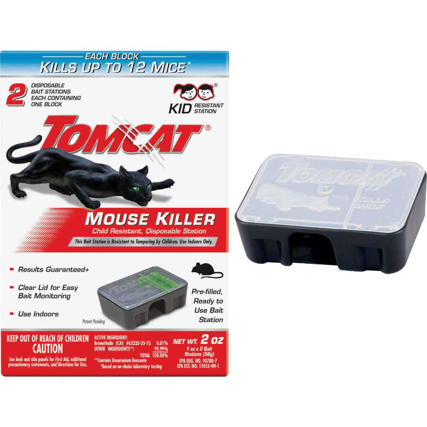  Tomcat Mouse Killer, 1-Pack (Kid and Dog Resistant
