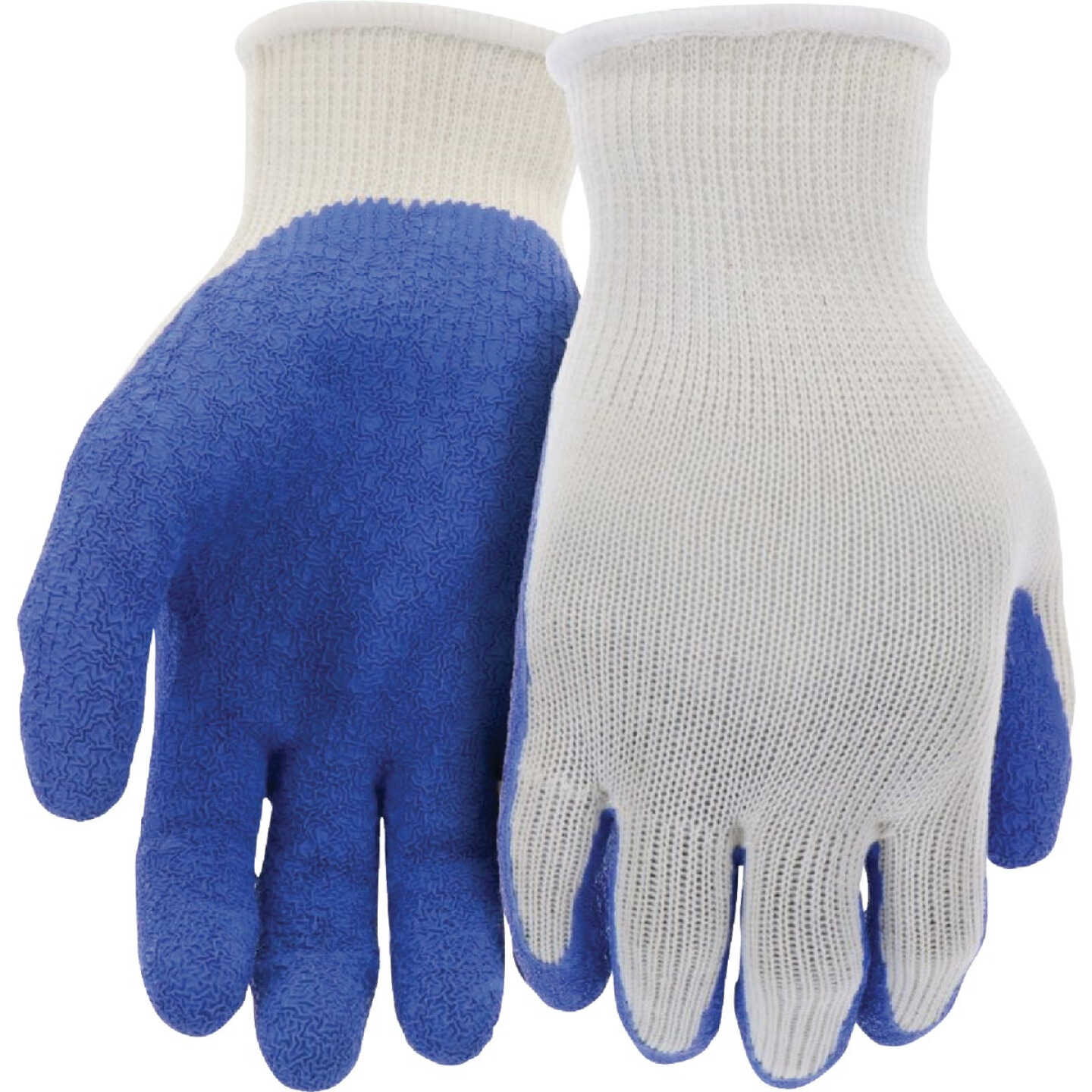 Do it Best Men's Medium Grip Latex Coated Glove, Blue - Baller