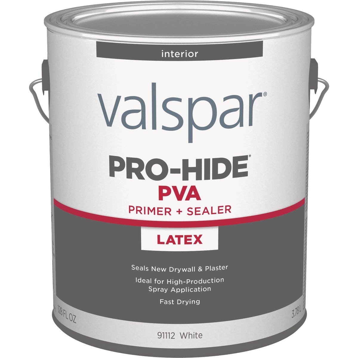 Valspar Pro Hide PVA Interior Latex Drywall Primer White 1 Gal